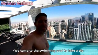Banging A Hawt Large Butt Latin chick Picked Up By The Swimming Pool