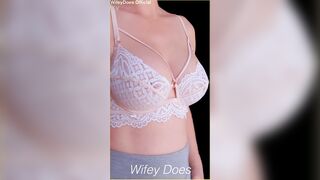 mother I'd like to fuck wears sexy lace brassiere