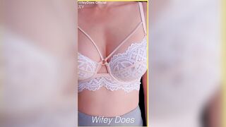 mother I'd like to fuck wears sexy lace brassiere
