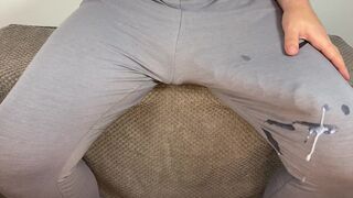 Giant weenie cum in panties hands free compilation