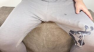 Giant weenie cum in panties hands free compilation