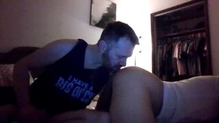 EATTING DINNER AT HOME