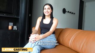 Large Butt 18yo Latin babe Girl Riding Large Dong American Producer In Amateur Casting