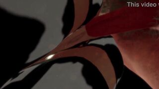 Manga Cowgirl Sex Cage Wrestling Deepthroat and Anal Pounding