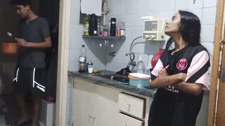 This babe convinces her half-brother to have truly fine sex with her during the time that her parents are away.