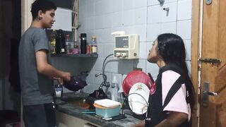 This babe convinces her half-brother to have truly fine sex with her during the time that her parents are away.