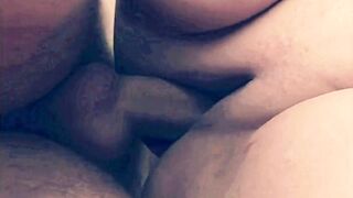 Chunky Cutie with Biggest Melons Drilled Outdoors