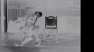 Glamorous Vintage Doxy Enjoys with a Large Wang in Her Booty Which Then Cums in Her Throat
