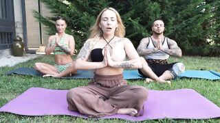 Yoga with 2 Women Ends in Hardcore three-some