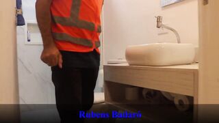 I called the plumber to fix the washroom trickle, the bastard banged me with the helmet and anything (FULL CLIP ON RED/SHEER)