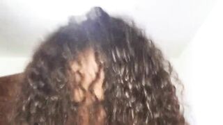 My sister-in-law riding and sucking wildly, homemade sex