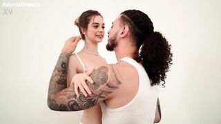 Raw Sex & Facial with 5' three" Spinner Molly Little