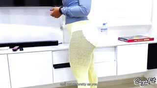 Colombian mother I'd like to fuck fixes my TV and gives me anal pounding with her large booty - Sayafit