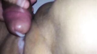 Cuckolded spouse filming his wife cheating out of a fucking-rubber and receiving interior cumshot from her lover.
