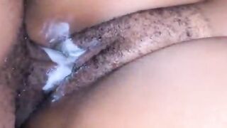 Black step mamma shows a rope miya zma