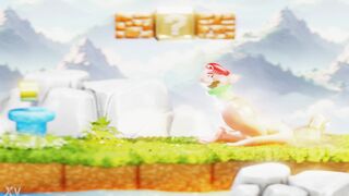 Petite Plumber Fights to Climb Out Blond's Booty– CG NSFW Animation