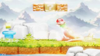 Petite Plumber Fights to Climb Out Blond's Booty– CG NSFW Animation