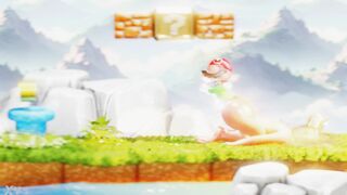 Petite Plumber Fights to Climb Out Blond's Booty– CG NSFW Animation