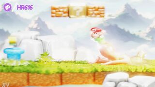 Petite Plumber Fights to Climb Out Blond's Booty– CG NSFW Animation