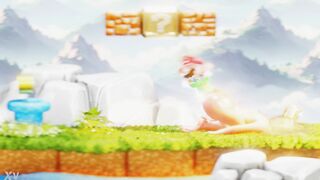 Petite Plumber Fights to Climb Out Blond's Booty– CG NSFW Animation