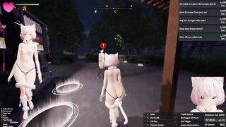 Secret Flasher Manaka - Walking in Park, voyeur game