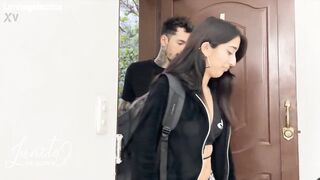 Lost in Colombia, this babe screws a stranger Lunita Galactica