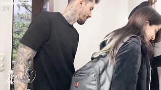 Lost in Colombia, this babe screws a stranger Lunita Galactica