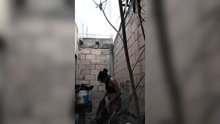 After the rains, this chab returned to Veracruz to clean.