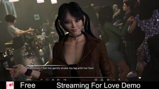 Streaming For Love (Free Steam Demo Game) Visual Novel, Interactive Fiction, CG, Adult, Casual, Erotic, Hunk protagonist, Romance, Singleplayer, storygame,game