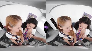 Wicked Girlfriends Suck And Screw Him Jointly Coarse Style - TmwVRnet