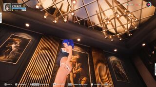 Preggo female goes to the club to have some enjoyment