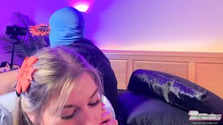 Hot Blond Takes Advantage Of Her Neighbour’s Ebony Penis