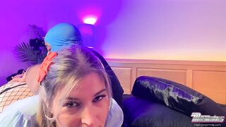 Hot Blond Takes Advantage Of Her Neighbour’s Ebony Penis