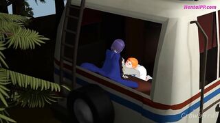 Gwen Helping Her Ally With Quick Oral-job ( Parody Toon )