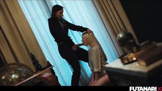 Cute Tiny Golden-haired Beauty Nata Gold Facefucked by Concupiscent Real Life Shemale hentai Tranny Amirah - It Follows Parody