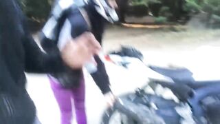 Sexy blond and Hot dude bang in the Sequoias