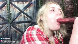 Teen Farm Doxy BJ, Screw, Doggy Style - BustySeaWitch