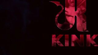 Mastix Baby torments Jake Waters in iron shackles. This babe canes him, clamps his teats, then locks