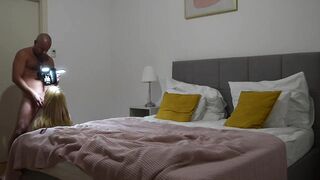 BACKSTAGE! Masked German WENCH Ana Lingus getting her booty SMASHED by Leo Casanova (Part 4, final)