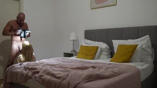 BACKSTAGE! Masked German WENCH Ana Lingus getting her booty SMASHED by Leo Casanova (Part 4, final)