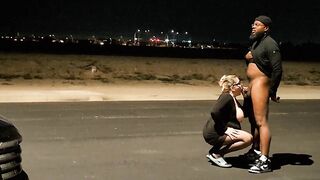 Thick big beautiful woman wife public enjoyment with spouse after a night out! BadBlondieMonroe