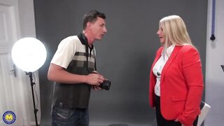 German Aged Stepmom Rosella Gets Screwed Hard by Guy Jason Metallic