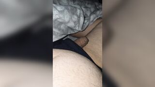 Step mama watches step daughter stroke her boyfriend large dong