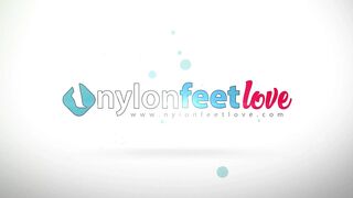 Domineering tattooed brunette hair wishes her feet worshipped