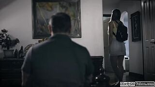 Small sexworker Paige Owens is hired to play out lads stepdaughter dream.The petite titties playgirl kisses him and lets her concupiscent stepdaddy lick her cunt