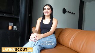Petite Melons Cool Ass 18yo Colombian Chick Bounces On Large Shlong POV Reverse Cowgirl