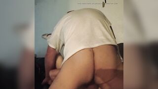 Riding my bulky penis