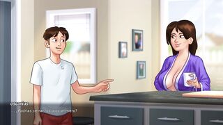 Hawt kisses that end in longing with my stepmom