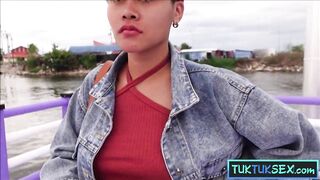 Large fake bazookas and round butt Thai mother I'd like to fuck enjoys a coarse cunt screw