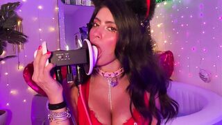 ASMR EAR LICKING SEXY CATGIRL ARA ARA MEOW Your Valentine Uwu - CorneliustheCat ASMR